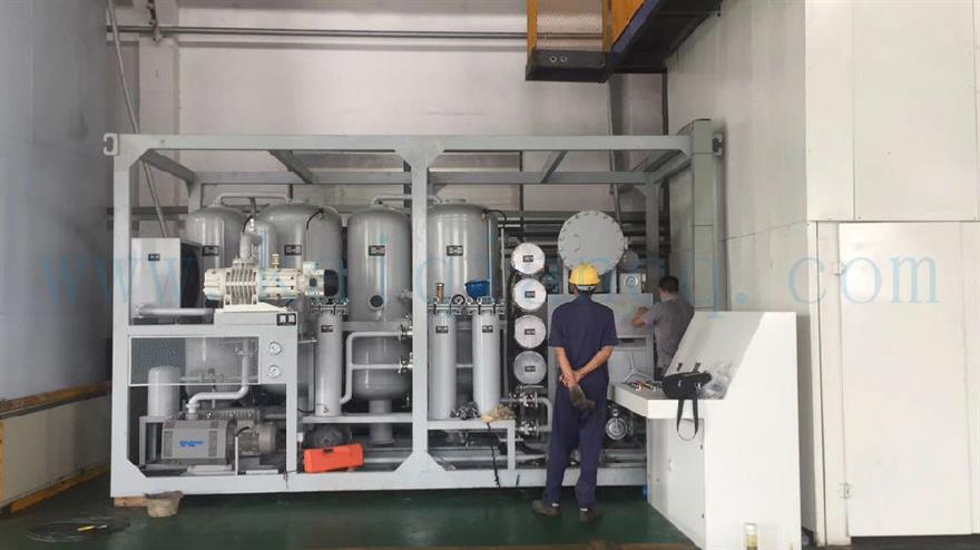 南京環(huán)保公司雙級(jí)真空濾油機(jī)現(xiàn)場(chǎng)使用